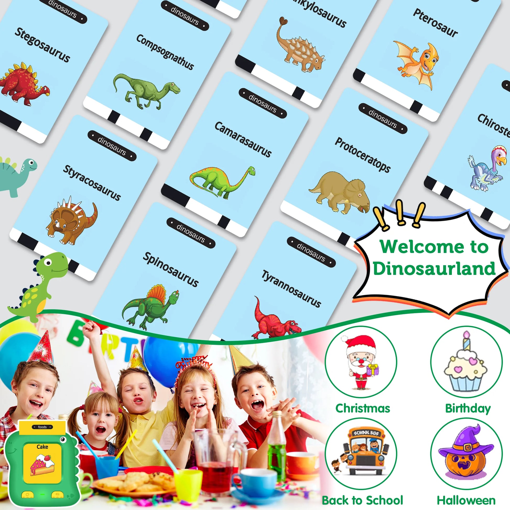 Talking Flash Cards Learning Toys, Educational Preschool Toys Toddlers Toys Reading Machine with 234 Words, Preschool Montessori Toys Birthday Gift for Kids, Toys for Boys Girls 3 6 Years