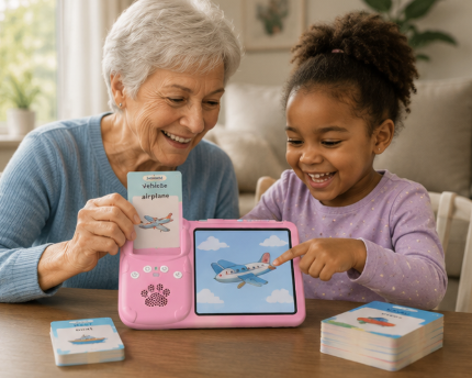 Talking Flash Cards LCD