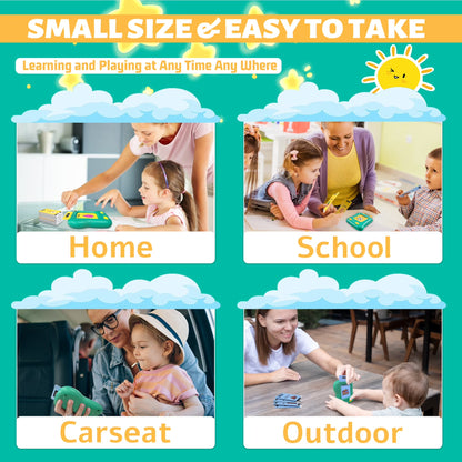 Talking Flash Cards Learning Toys, Educational Preschool Toys Toddlers Toys Reading Machine with 234 Words, Preschool Montessori Toys Birthday Gift for Kids, Toys for Boys Girls 3 6 Years
